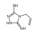 3-amino-4-prop-2-enyl-1H-1,2,4-triazole-5-thione Structure