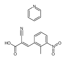 pyridine 2-cyano-3-(2-methyl-3-nitrophenyl)acrylate Structure