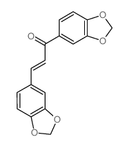 2-Propen-1-one,1,3-bis(1,3-benzodioxol-5-yl)- structure