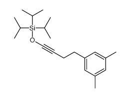 4-(3,5-dimethylphenyl)but-1-ynoxy-tri(propan-2-yl)silane Structure