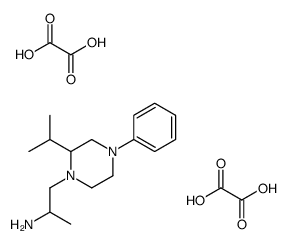 N-(1-Methyl-2-(4-isopropylpiperazino)ethyl)aniline dioxalate结构式