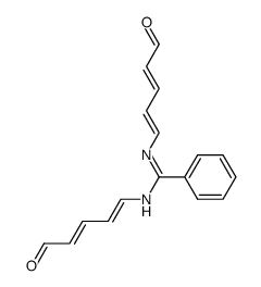 N2-[(1E,3E)-1,3-Butadienyl]-N1-1,3-butadienylbenzamidine Structure