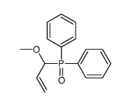 [1-methoxyprop-2-enyl(phenyl)phosphoryl]benzene Structure