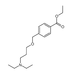 ethyl 4-(3-diethylaminopropoxymethyl)benzoate结构式