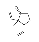 2,3-bis(ethenyl)-2-methylcyclopentan-1-one Structure
