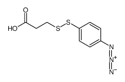 3-[(4-azidophenyl)disulfanyl]propanoic acid结构式