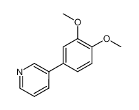 3-(3,4-Dimethoxyphenyl)pyridine结构式