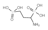 (1-amino-3-phosphono-propyl)phosphonic acid structure