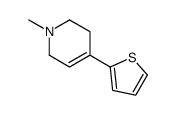 1-methyl-4-(2-thienyl)-1,2,3,6-tetrahydropyridine structure