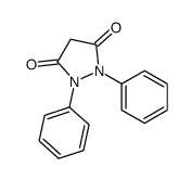 1,2-diphenylpyrazolidine-3,5-dione结构式