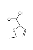 (2R,5R)-5-methyl-2,5-dihydrothiophene-2-carboxylic acid结构式
