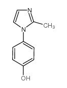4-(2-甲基-1H-咪唑)苯酚结构式