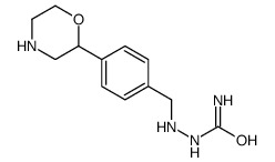[(4-morpholin-2-ylphenyl)methylamino]urea Structure