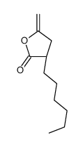 (3S)-3-hexyl-5-methylideneoxolan-2-one Structure