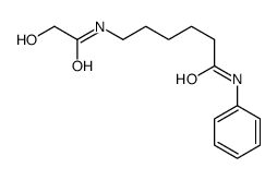 6-[(2-hydroxyacetyl)amino]-N-phenylhexanamide结构式