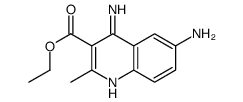 ethyl 4,6-diamino-2-methylquinoline-3-carboxylate结构式