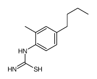 (4-butyl-2-methylphenyl)thiourea结构式