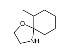 6-Methyl-1-oxa-4-azaspiro(4.5)decane structure