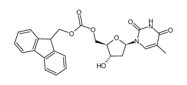 5′-O-Fmoc-thymidine Structure