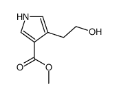 methyl 4-(2-hydroxyethyl)-1H-pyrrole-3-carboxylate Structure