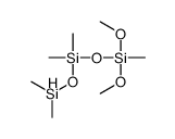 [dimethoxy(methyl)silyl]oxy-dimethylsilyloxy-dimethylsilane结构式