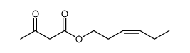 (Z)-3-hexen-1-yl acetoacetate结构式