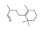 alpha,2,6,6-tetramethylcyclohexene-1-butyraldehyde Structure