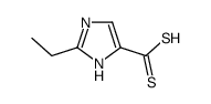 2-ethyl-1H-imidazole-4-carbodithioic acid Structure