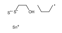 2-[(butylthioxostannyl)thio]ethanol结构式