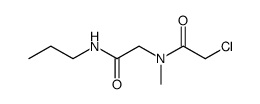 Acetamide, 2-chloro-N-methyl-N-[2-oxo-2-(propylamino)ethyl]结构式