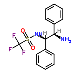 N-[(1R,2R)-2-amino-1,2-diphenylethyl]-1,1,1-trifluoro-Methanesulfonamide Structure