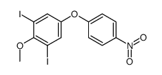 1,3-diiodo-2-methoxy-5-(4-nitro-phenoxy)-benzene结构式