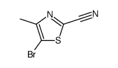 5-bromo-4-methyl-thiazole-2-carbonitrile结构式