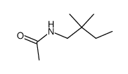 N-(2,2-dimethyl-butyl)-acetamide结构式