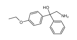 1-(4-ethoxy-phenyl)-2-amino-1-phenyl-ethanol结构式