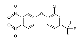 3-chloro-2-(3,4-dinitrophenoxy)-5-(trifluoromethyl)pyridine结构式