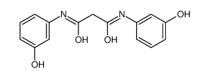 N,N'-bis(3-hydroxyphenyl)propanediamide Structure