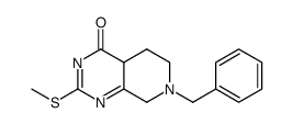 7-benzyl-5,6,7,8-tetrahydro-2-(methylthio)pyrido[3,4-d]pyrimidin-4(4aH)-one Structure