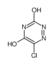 6-chloro-2H-1,2,4-triazine-3,5-dione结构式