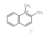 Quinolinium, 1,2-dimethyl-, iodide结构式