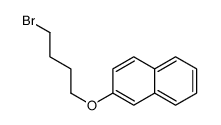 2-(4-bromobutoxy)naphthalene Structure