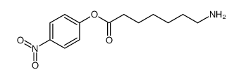 Heptanoic acid, 7-amino-, 4-nitrophenyl ester结构式