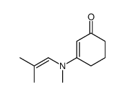 3-[methyl(2-methylprop-1-enyl)amino]cyclohex-2-en-1-one Structure