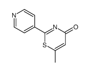 6-methyl-2-pyridin-4-yl-1,3-thiazin-4-one Structure