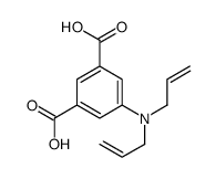 5-[bis(prop-2-enyl)amino]benzene-1,3-dicarboxylic acid Structure