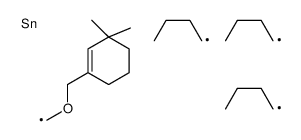 tributyl-[(3,3-dimethylcyclohexen-1-yl)methoxymethyl]stannane Structure