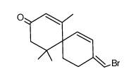 (+/-)-(Z)-9-(Bromomethylene)-1,5,5-trimethylspiro<5.5>undeca-1,7-dien-3-one结构式