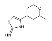 4-(2-methyloxan-4-yl)-1,3-thiazol-2-amine结构式