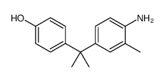 4-[2-(4-amino-3-methylphenyl)propan-2-yl]phenol结构式