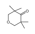3,3,5,5-tetramethyloxan-4-one结构式